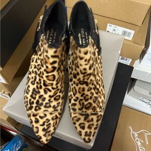 Cole Haan Animal Print Ankle Boots